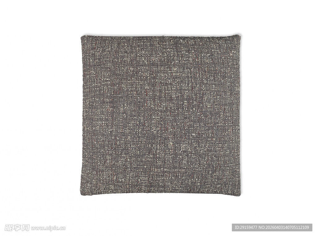灰色纹理方形抱枕