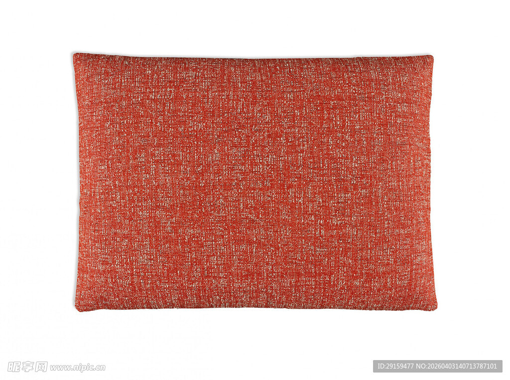 橙红色纹理抱枕