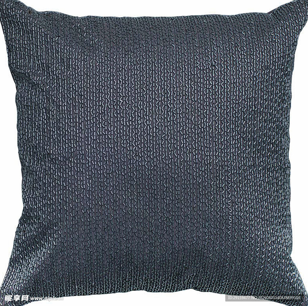 深蓝色纹理抱枕