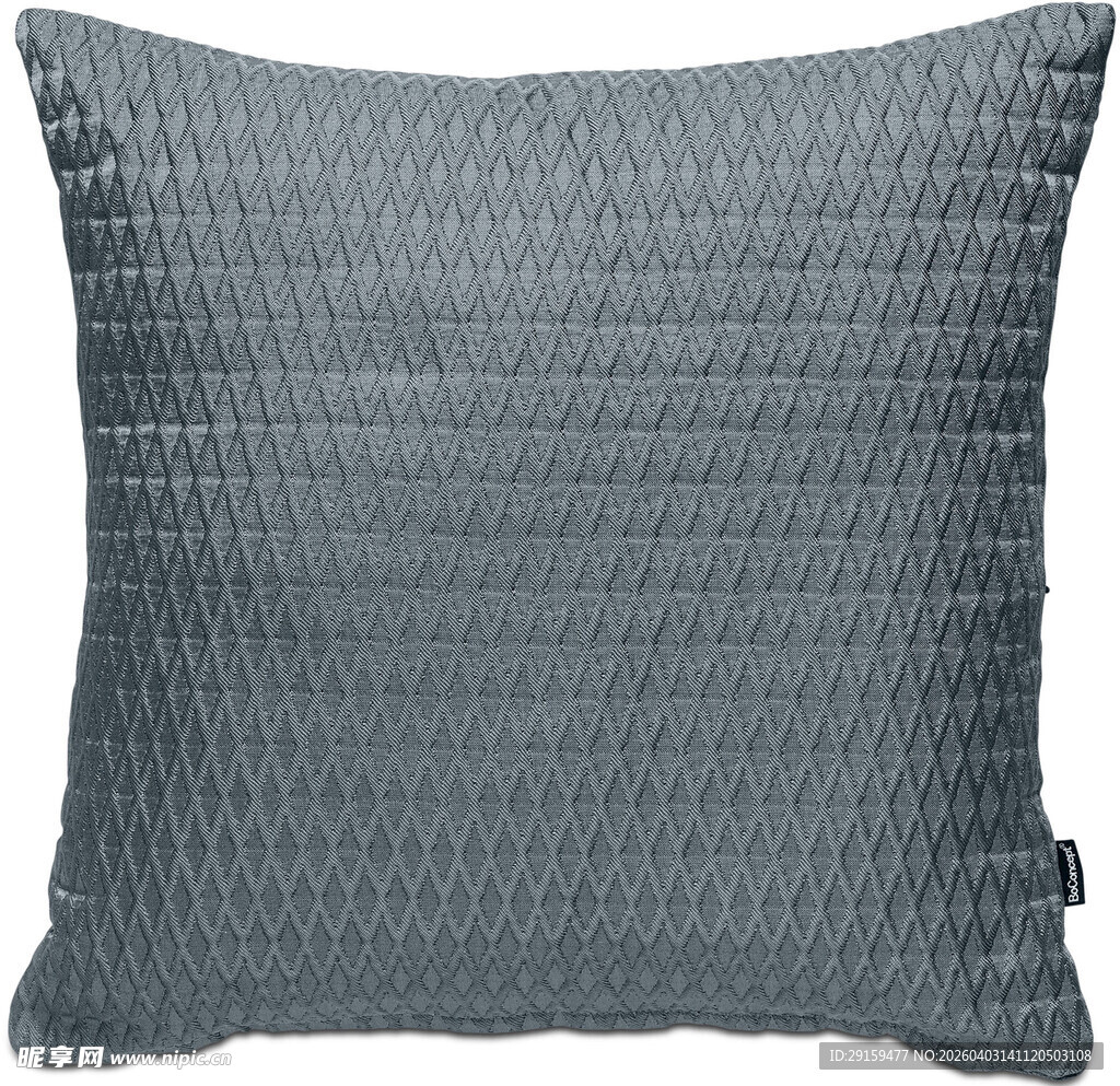 灰色编织纹理抱枕
