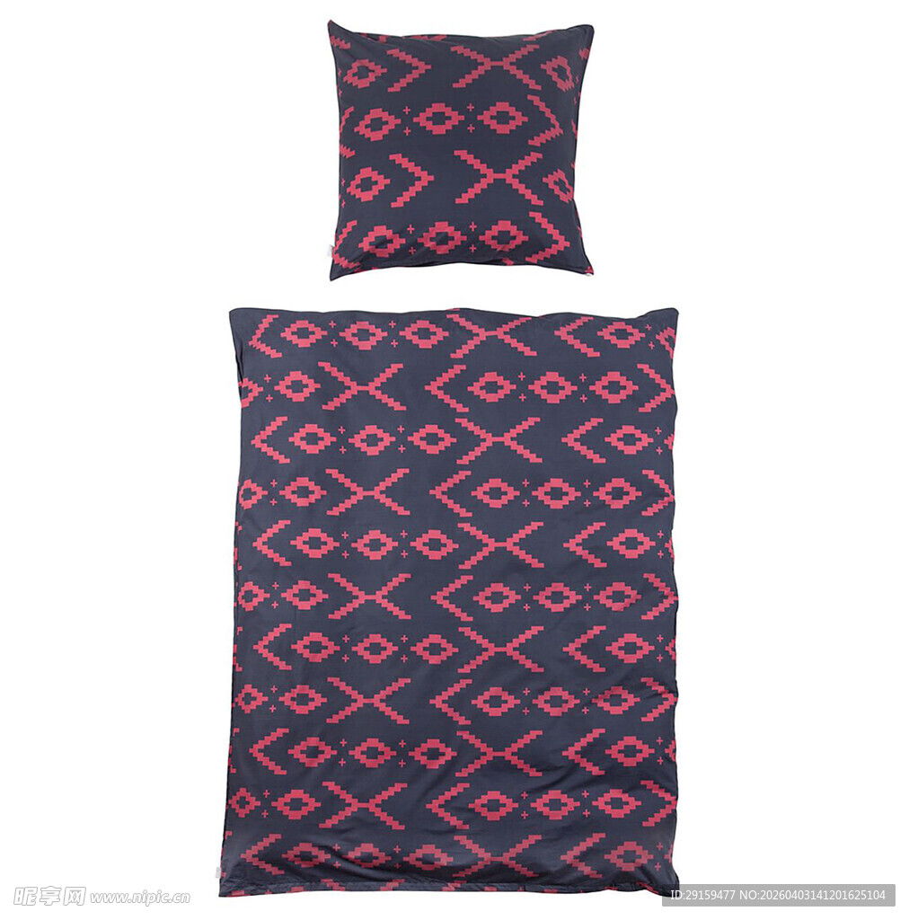 几何图案床品套装