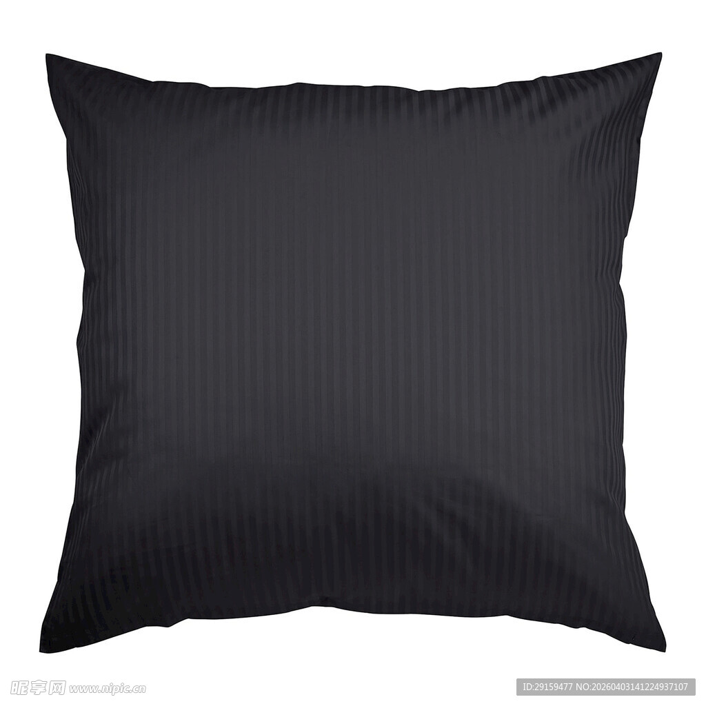 黑色条纹方形抱枕
