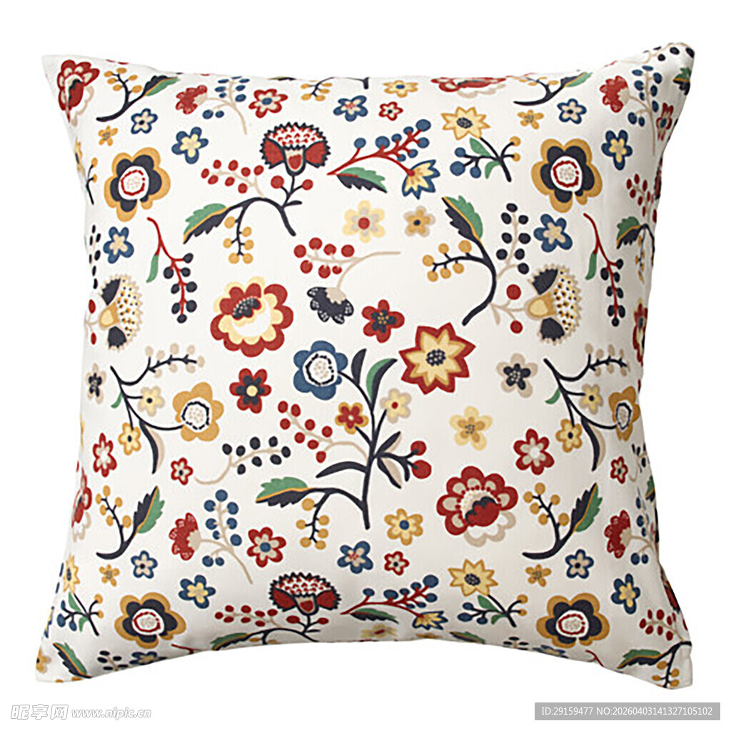 花卉图案抱枕