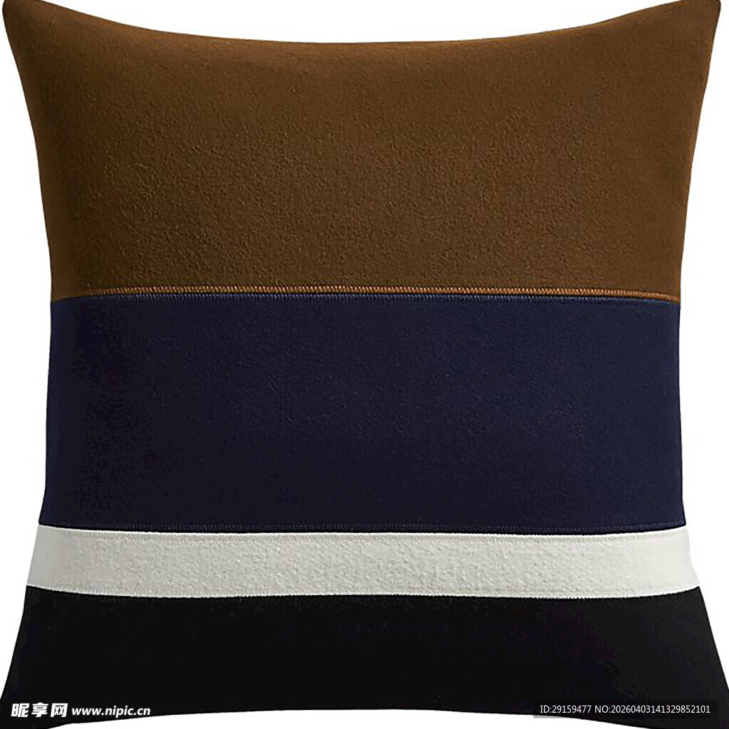 条纹拼色抱枕