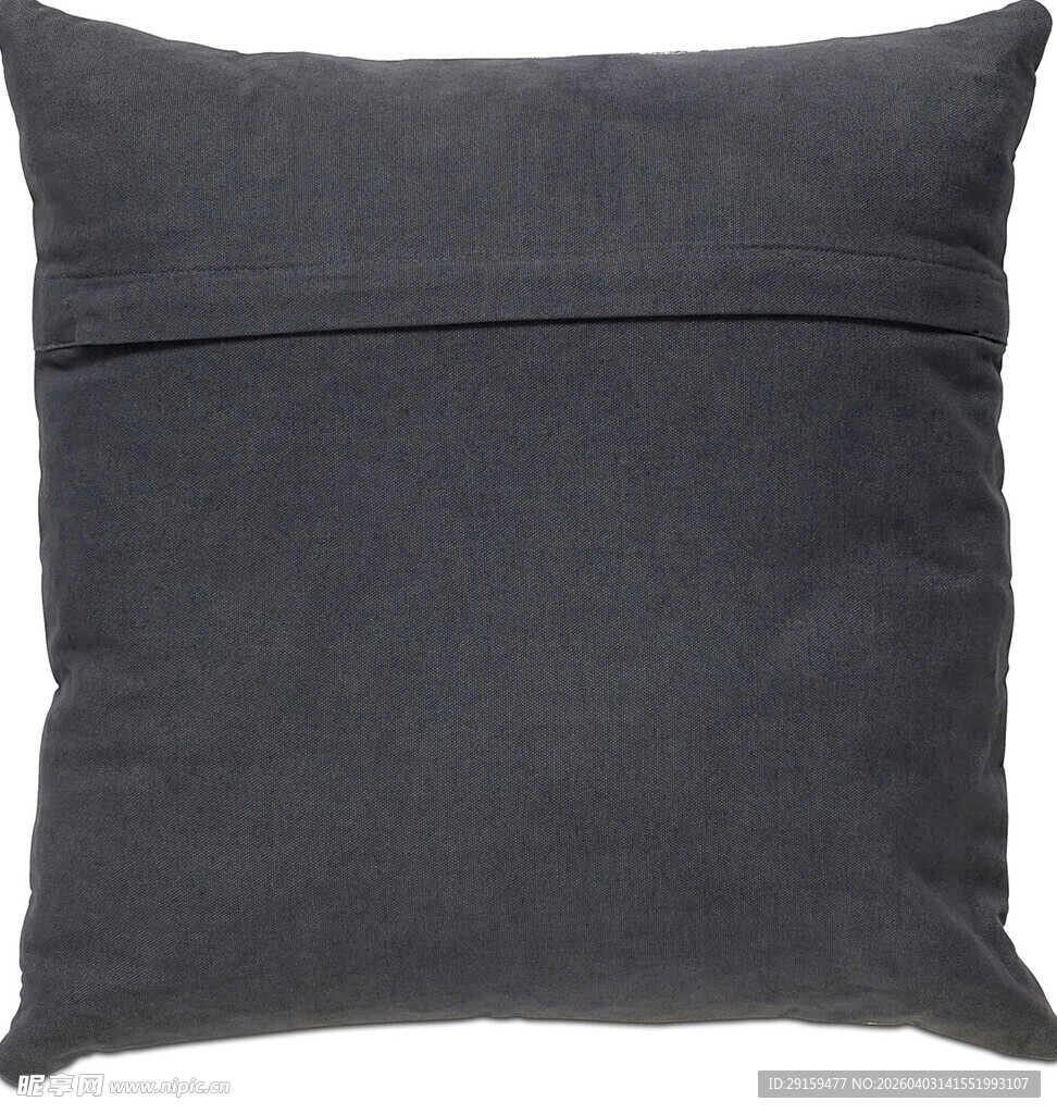 深灰色简约方形抱枕