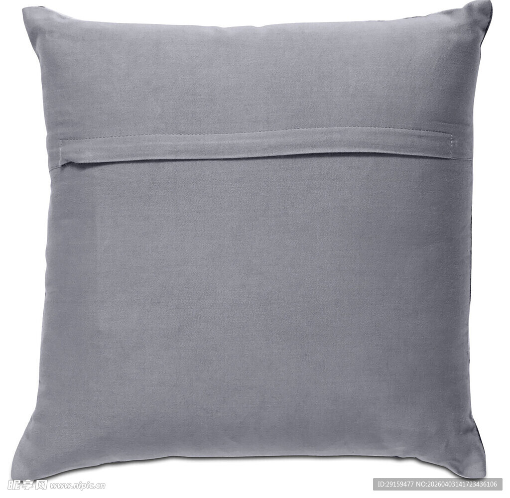 灰色简约方形抱枕