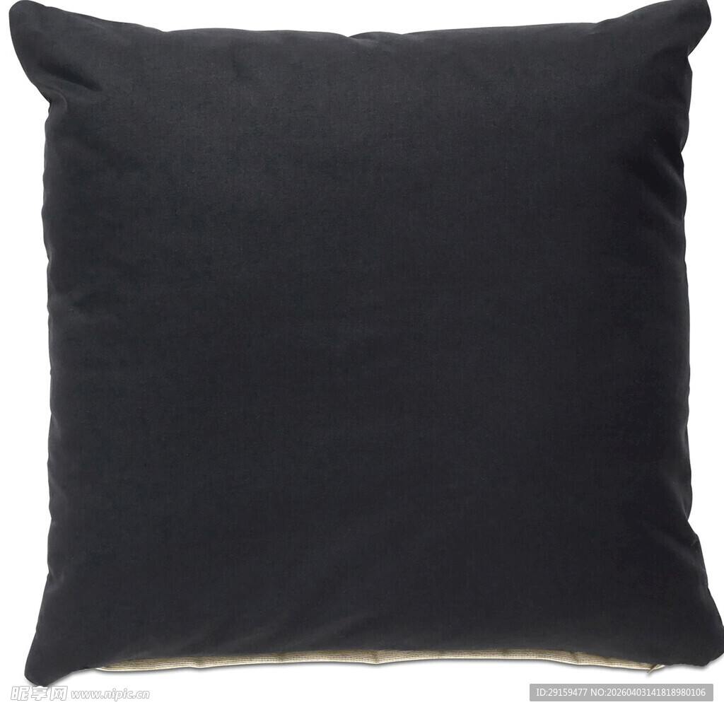 黑色方形抱枕