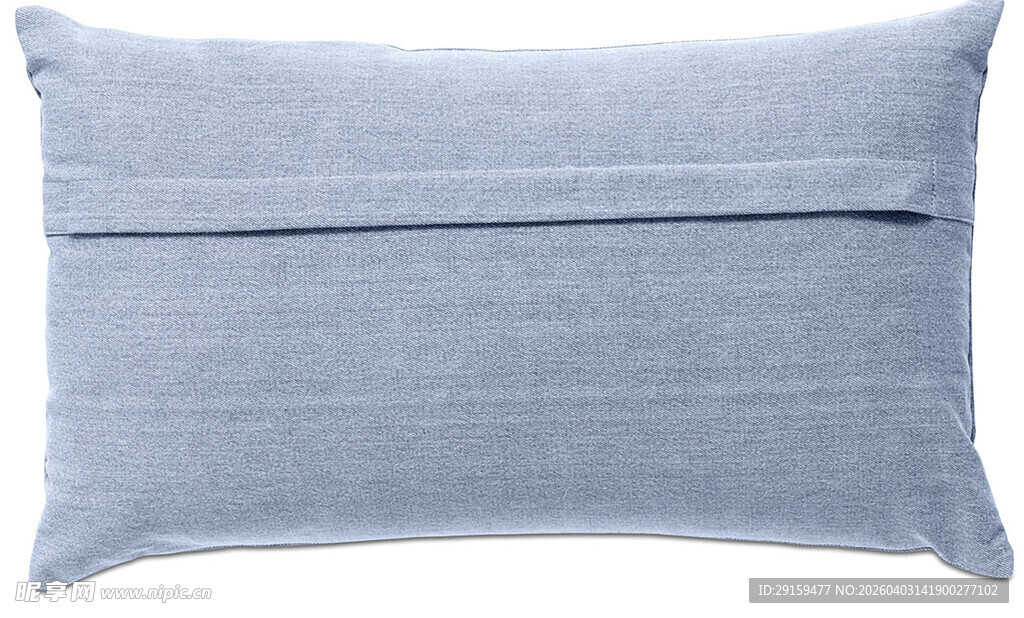 浅蓝色简约条纹抱枕