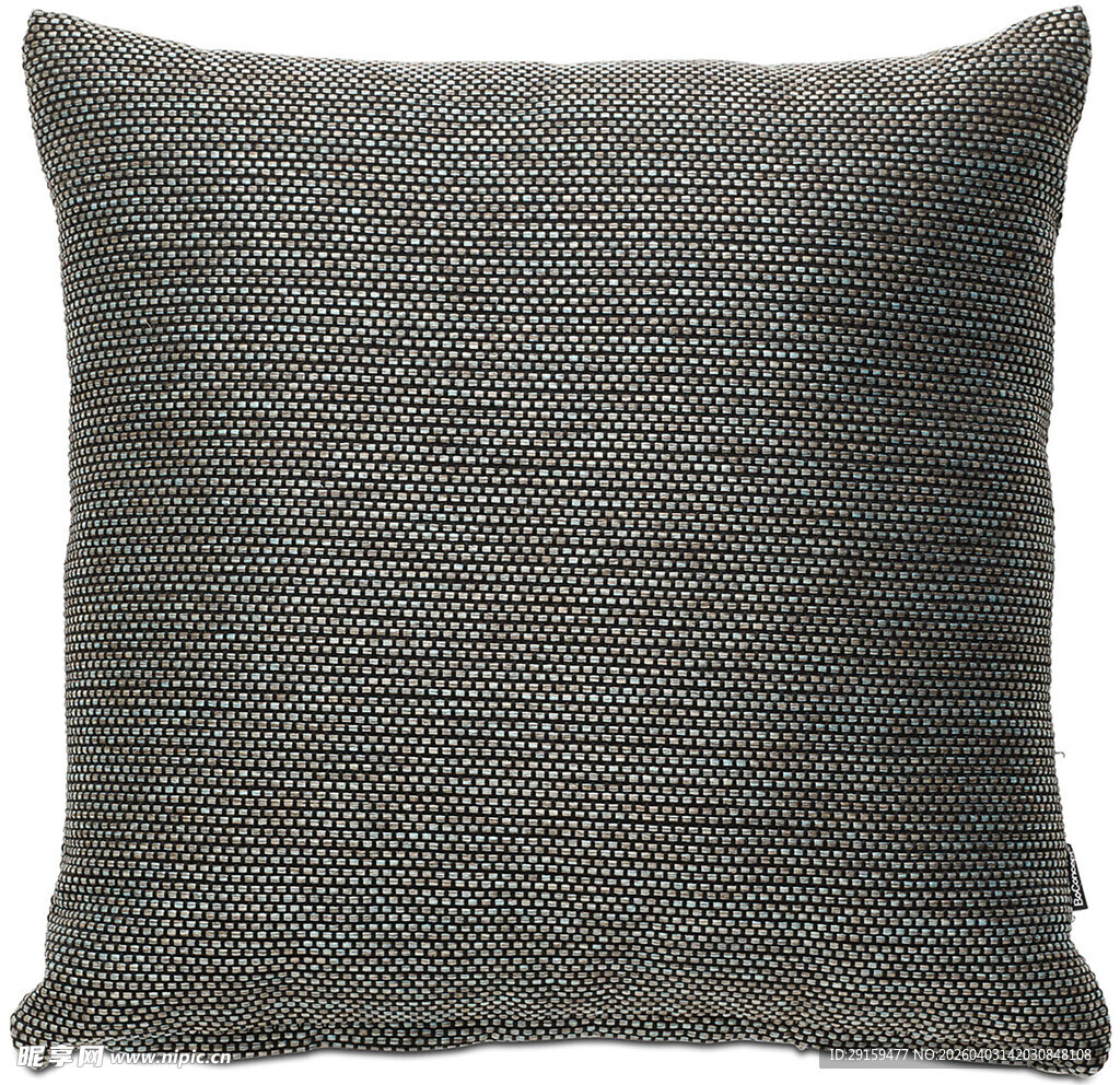 灰色简约方形抱枕