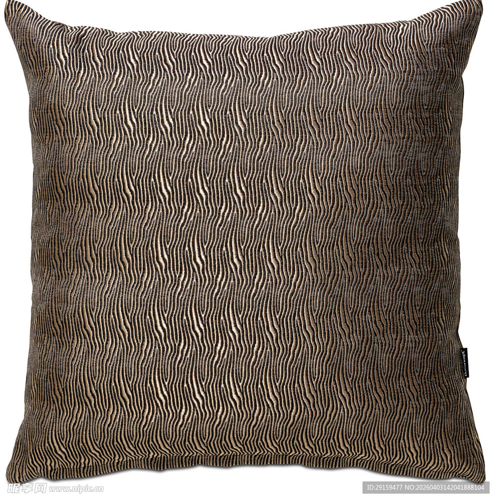 棕色纹理抱枕