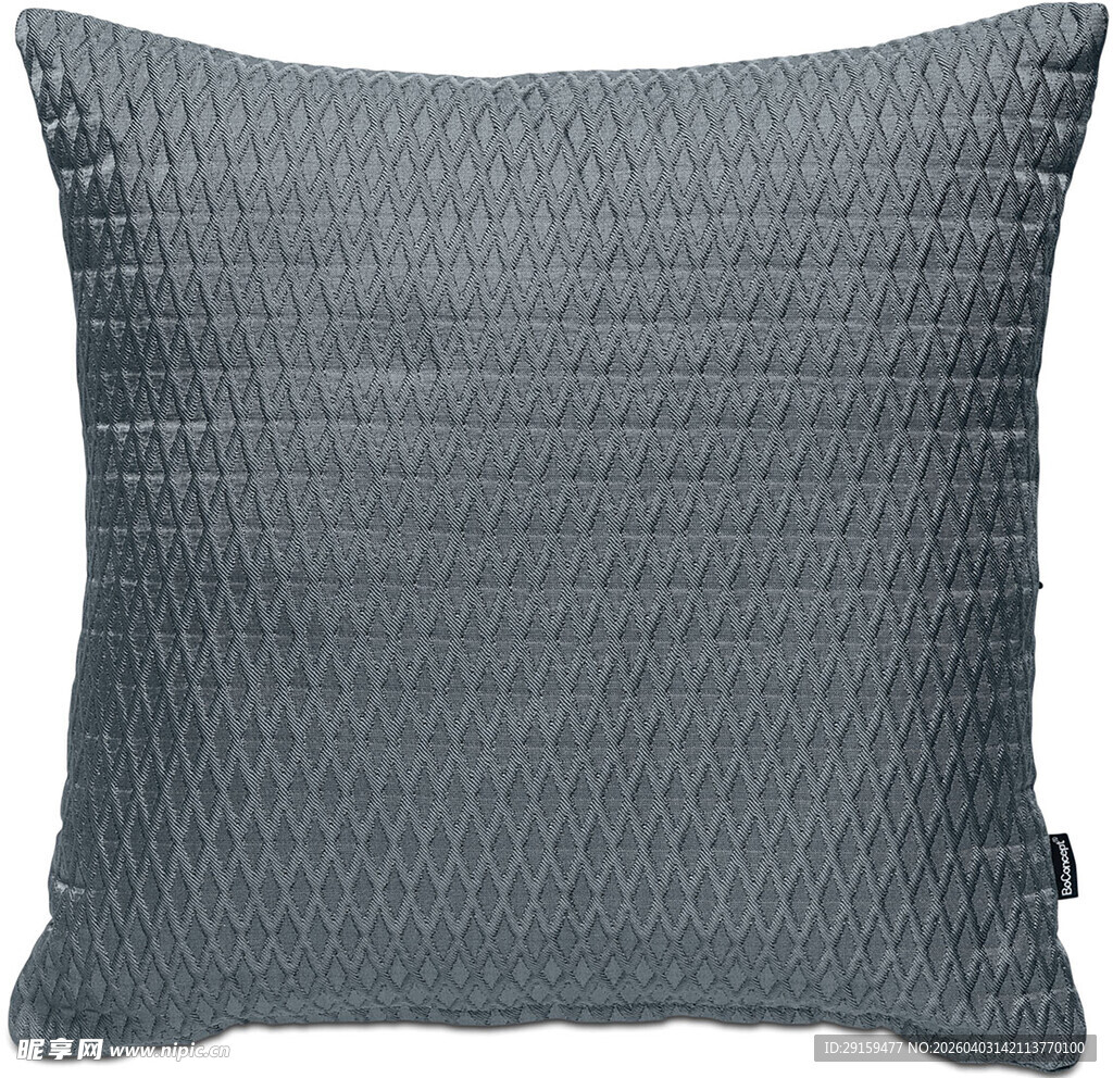 灰色纹理方形抱枕