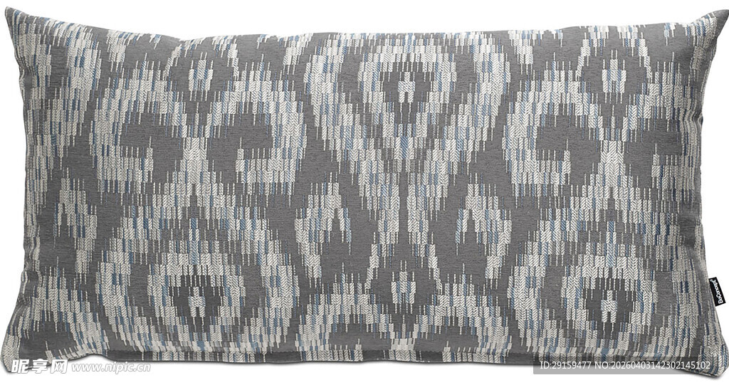 几何图案灰色抱枕