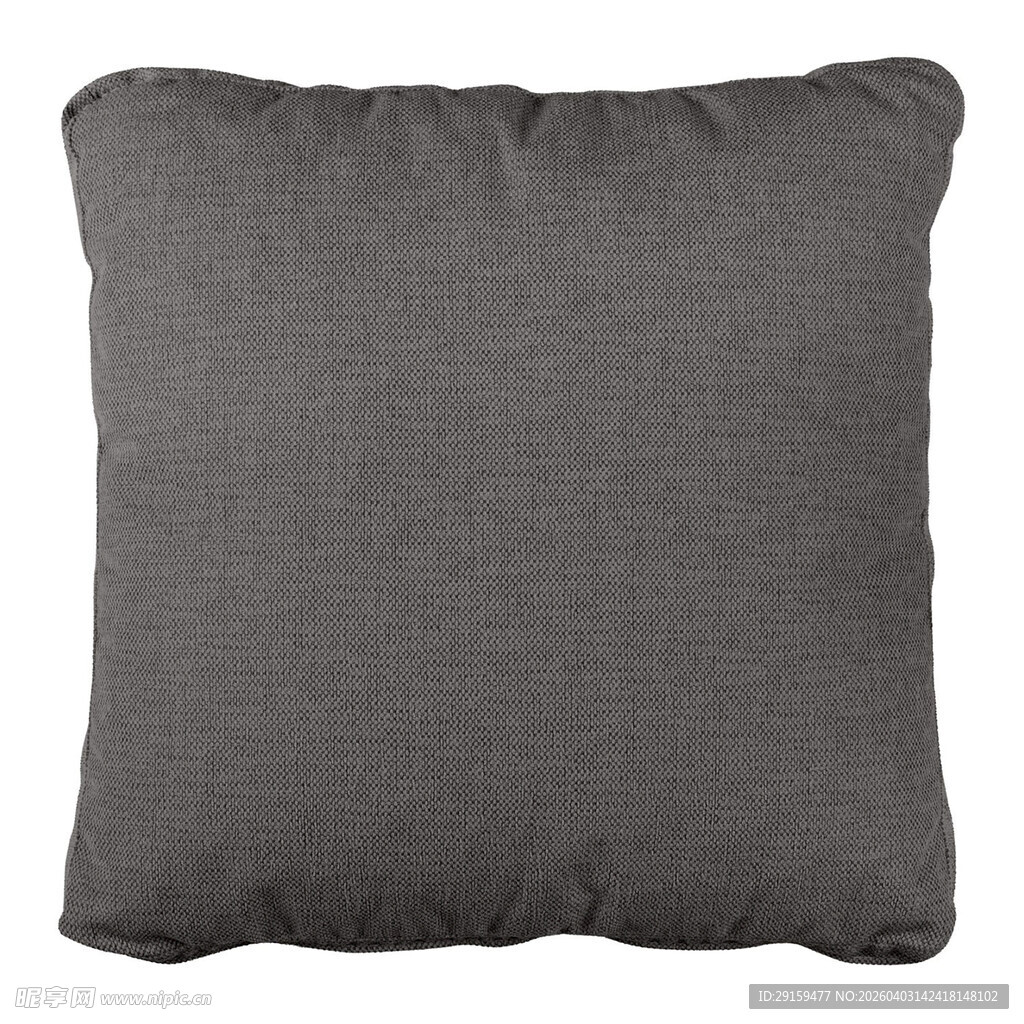 灰色方形抱枕