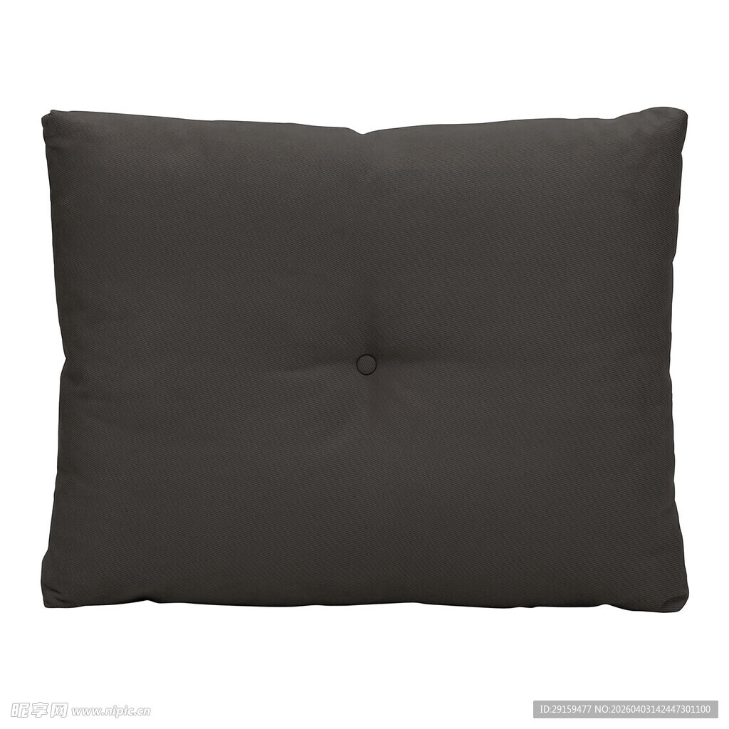 深灰色方形靠垫
