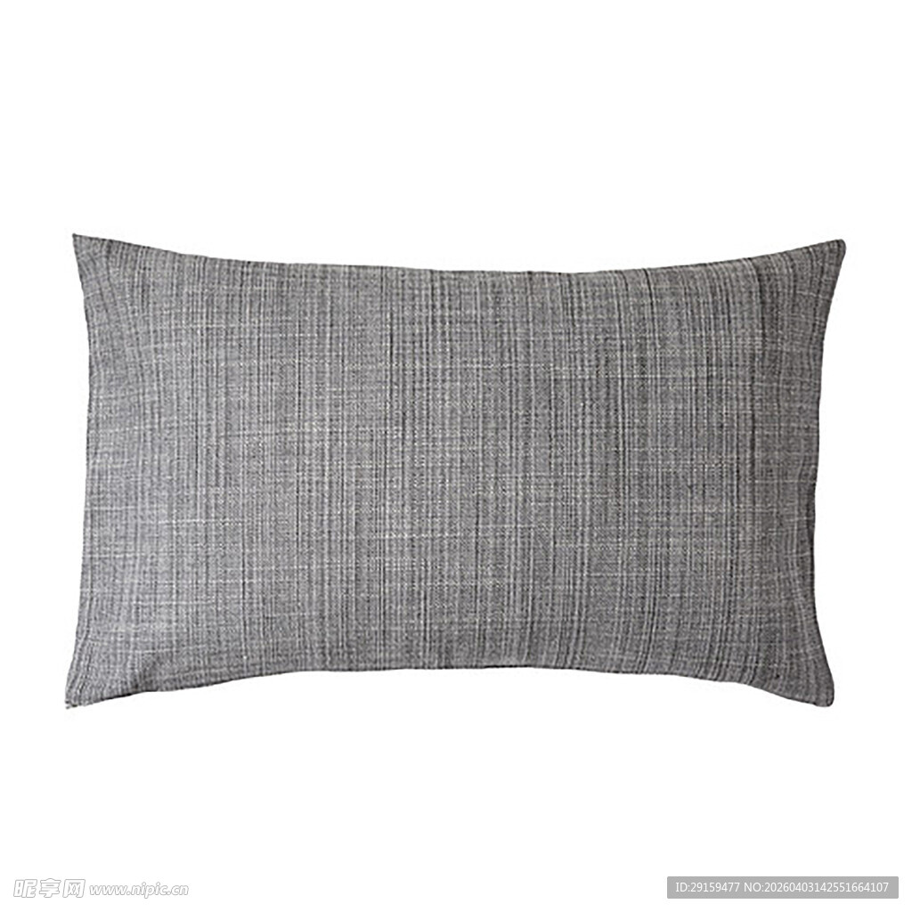 灰色条纹长形抱枕