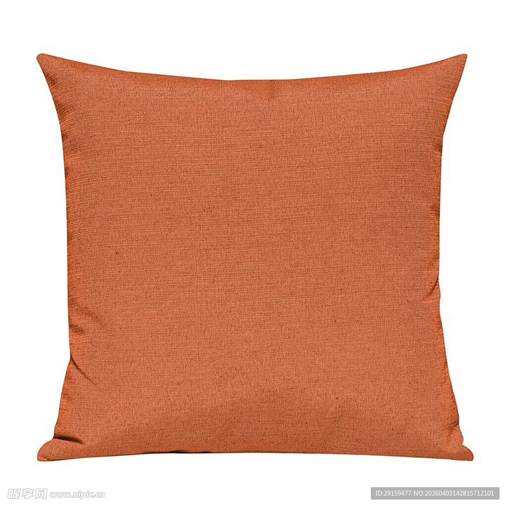 橙色方形抱枕