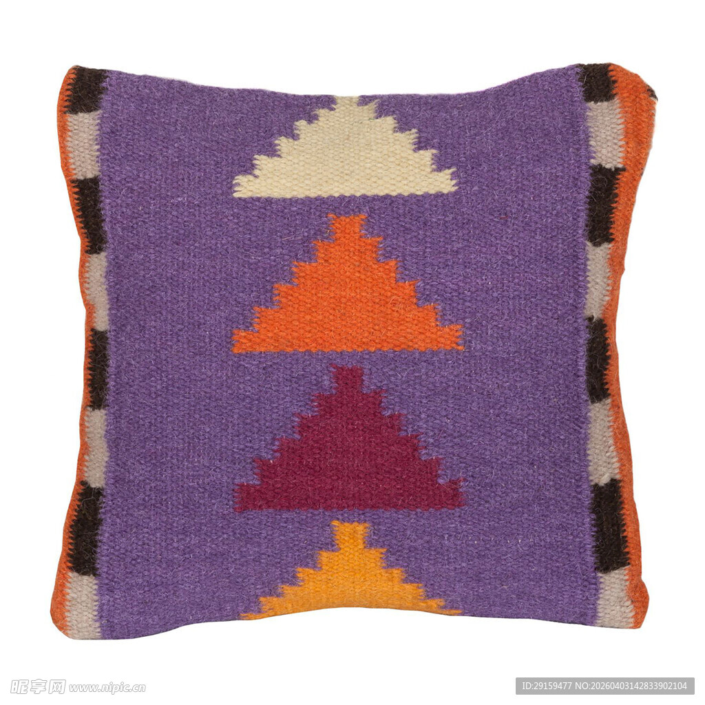 几何图案彩色抱枕