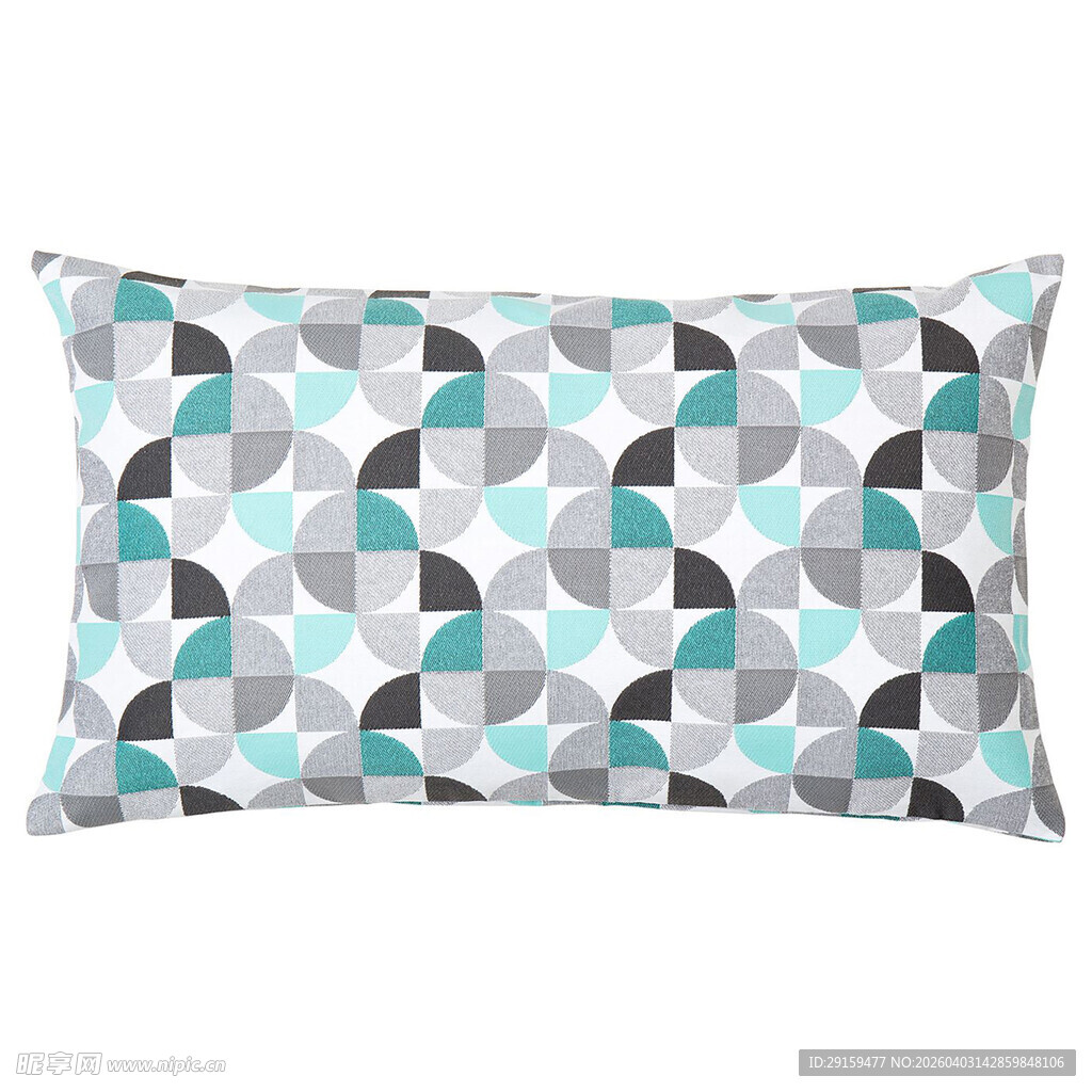 几何图案长形抱枕