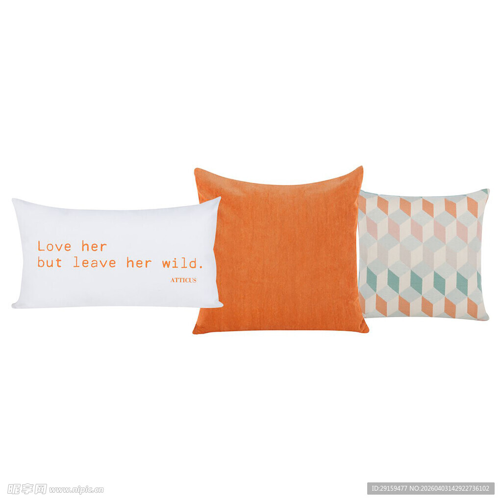 多彩抱枕组合展示