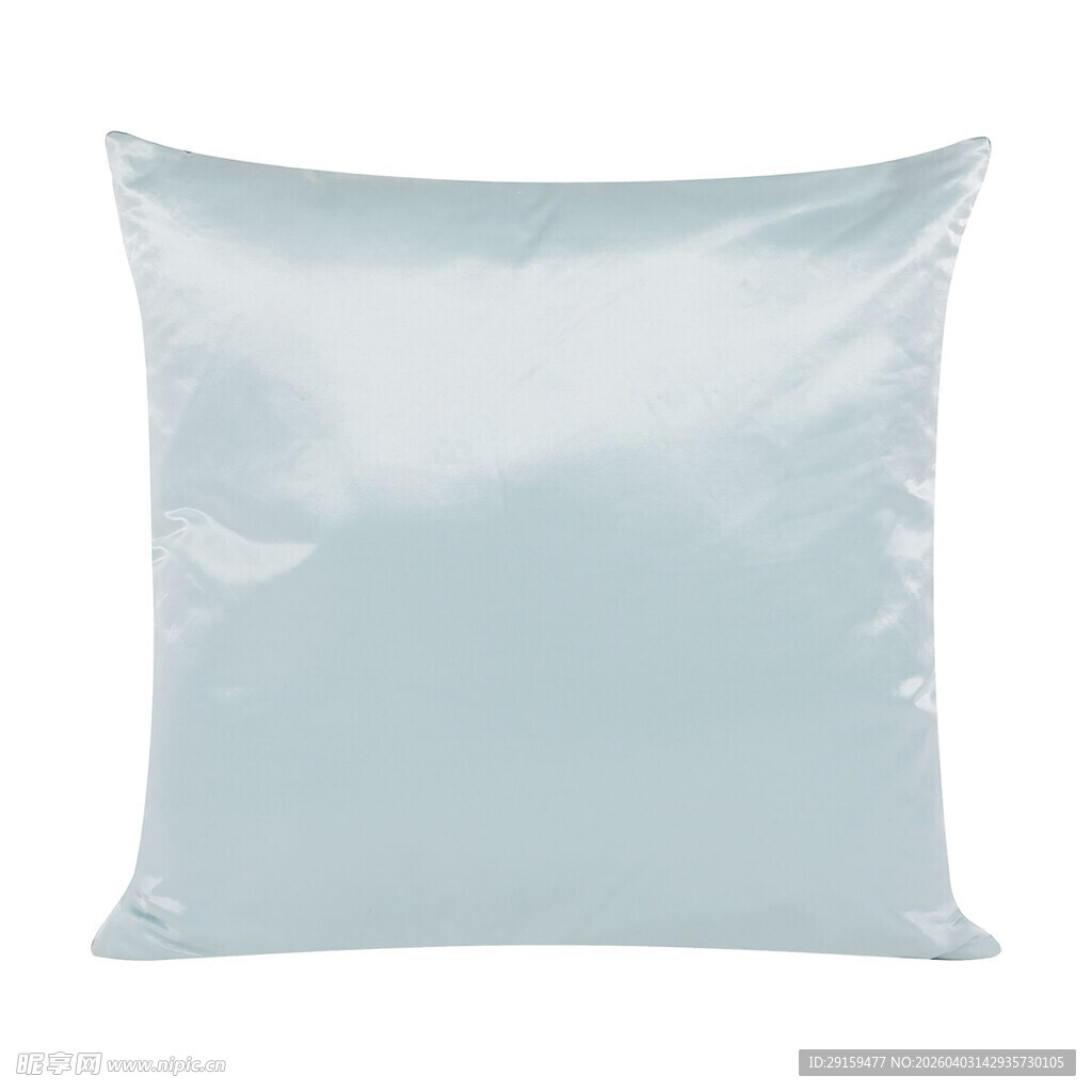 浅蓝色方形抱枕