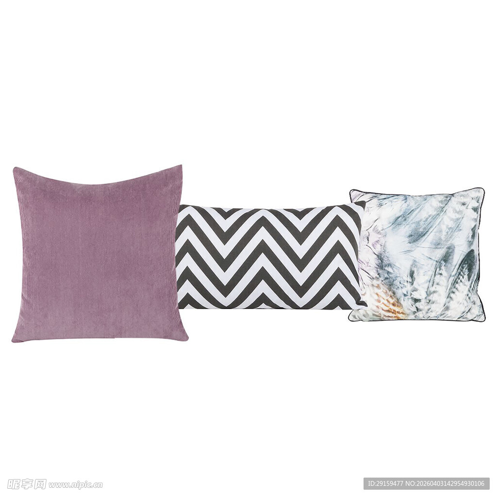 多彩抱枕组合展示