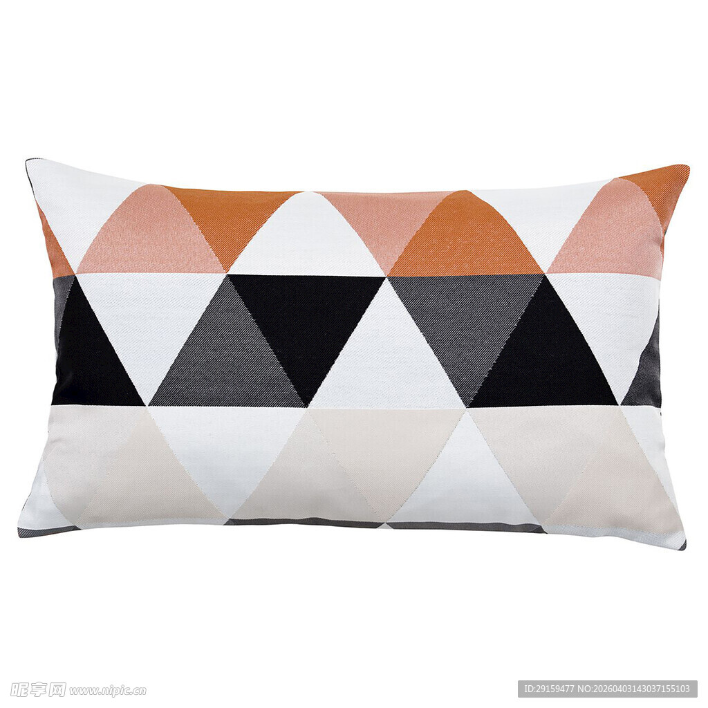 几何图案长条抱枕