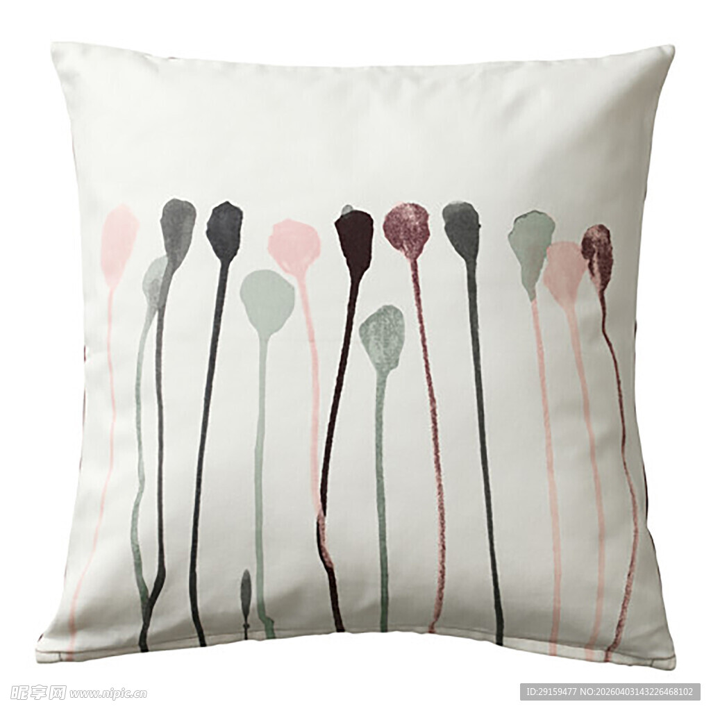 简约心形图案抱枕