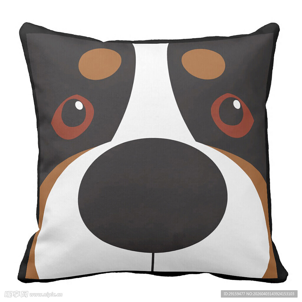 可爱狗狗图案抱枕