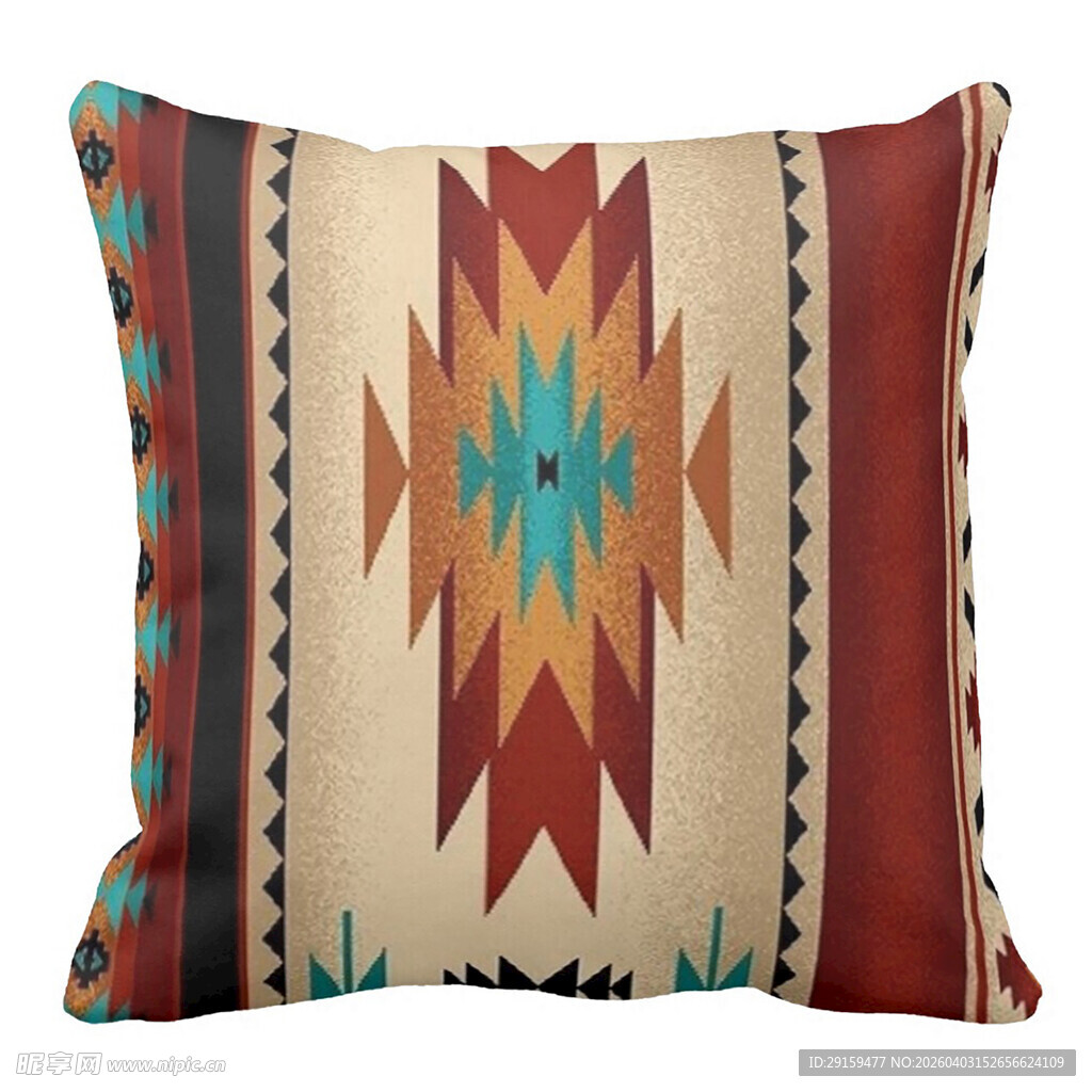 波西米亚风几何图案抱枕