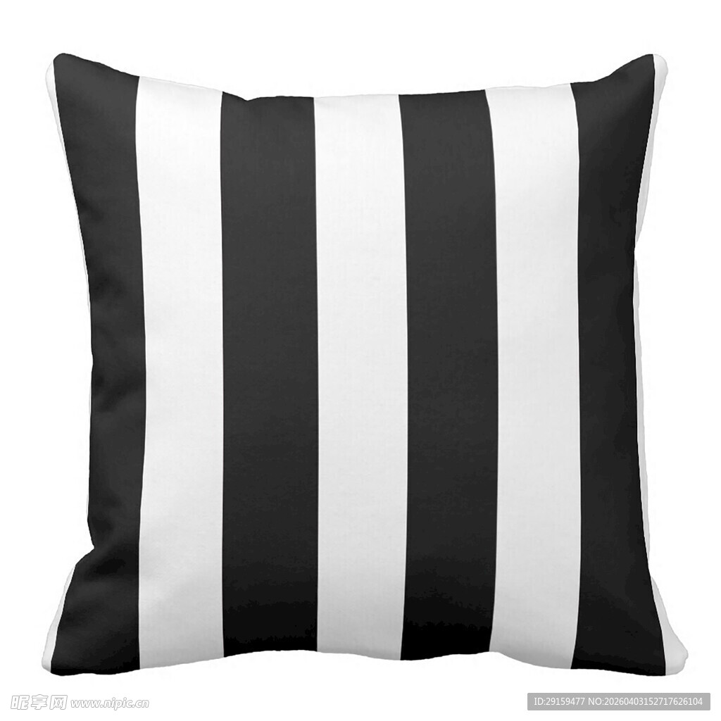 黑白条纹抱枕