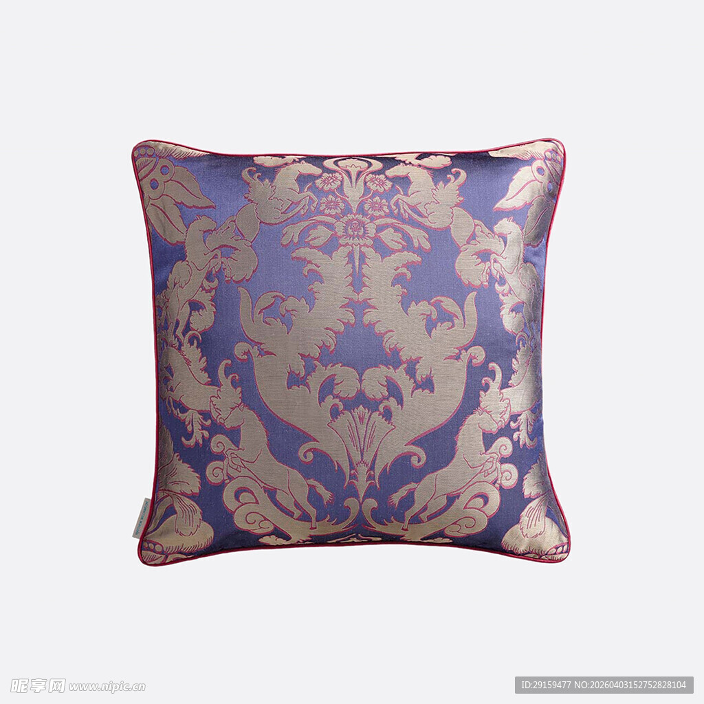 复古花纹装饰抱枕