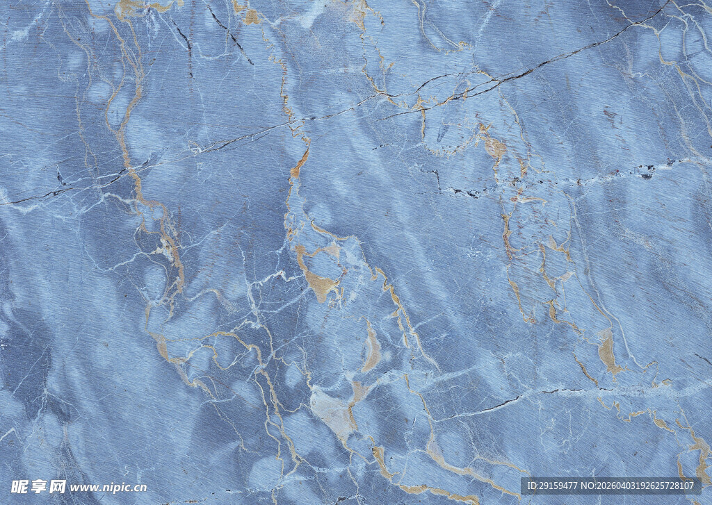 蓝色大理石纹理图案
