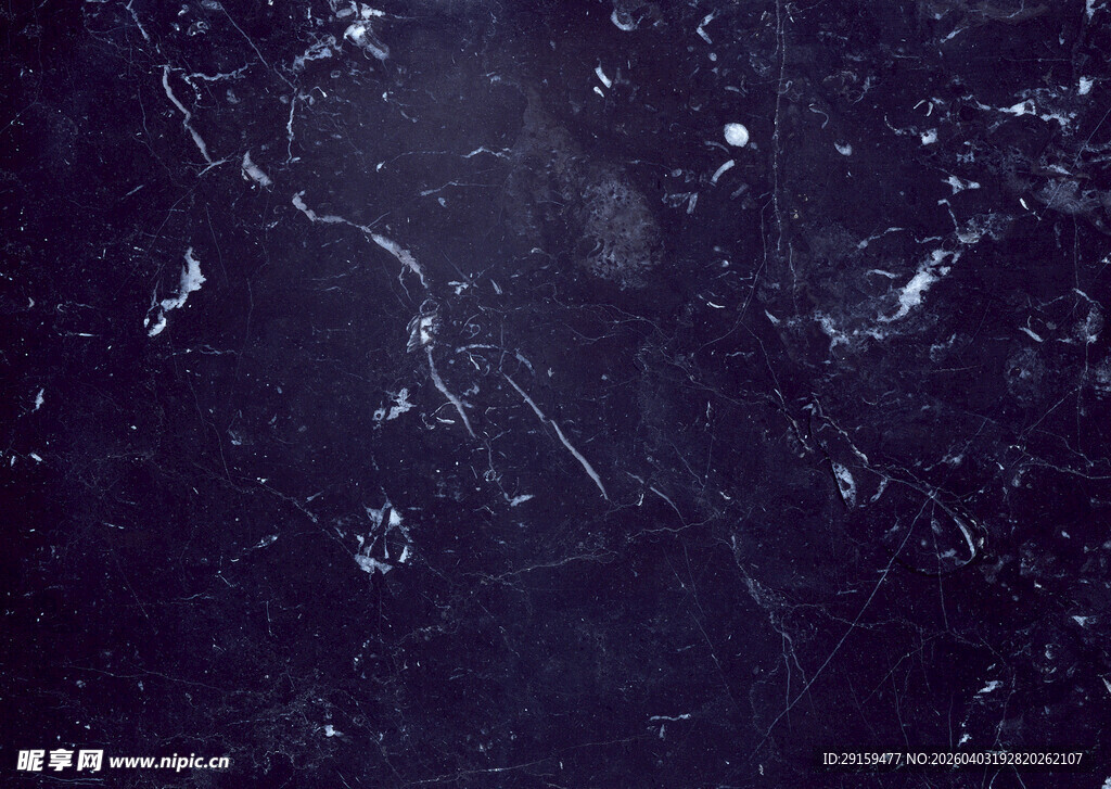 深蓝色大理石纹理背景