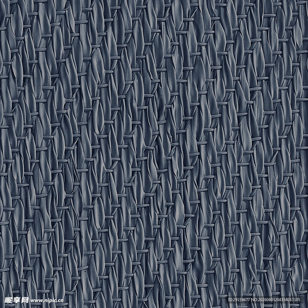 深蓝色竖条纹织物纹理