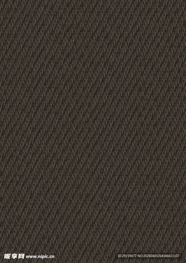 深棕色斜纹织物纹理