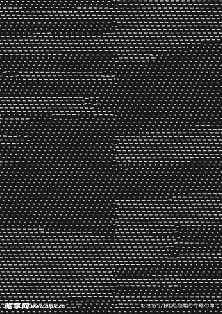 黑色编织纹理面料