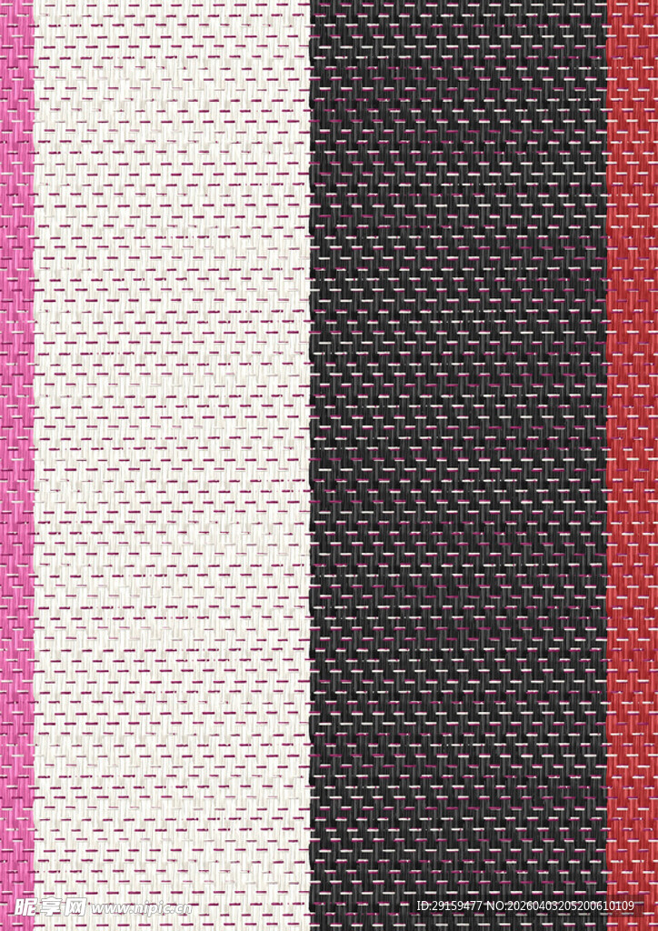 多彩条纹针织面料