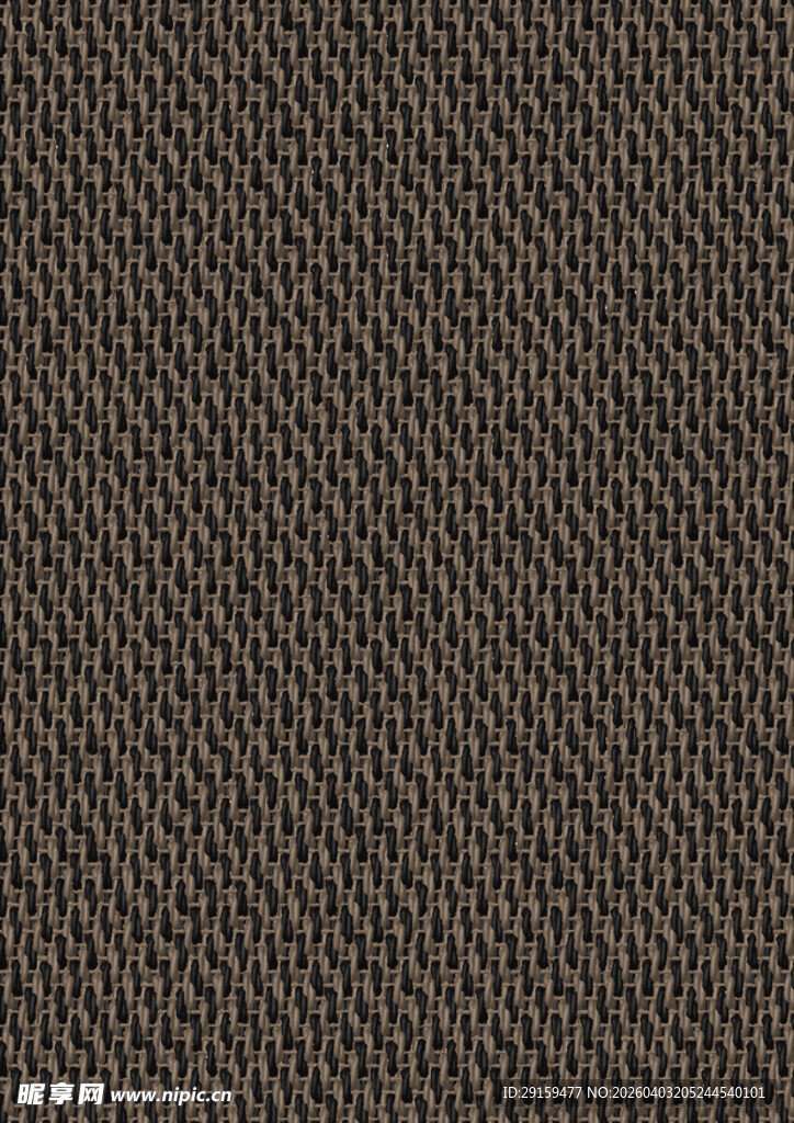深棕色编织纹理布料