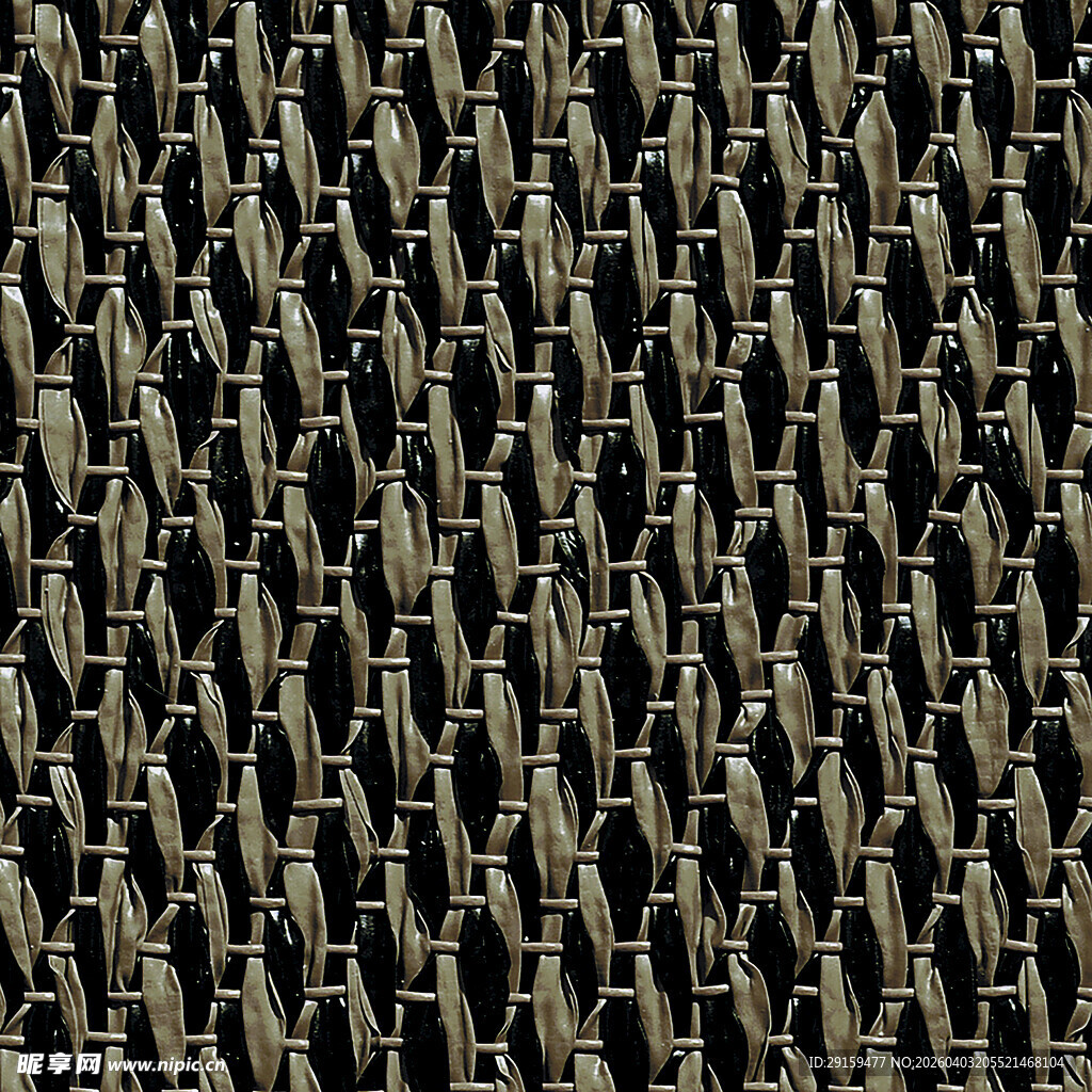 黑色编织纹理图案