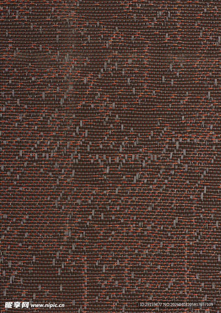 深棕色纹理布料图案展示