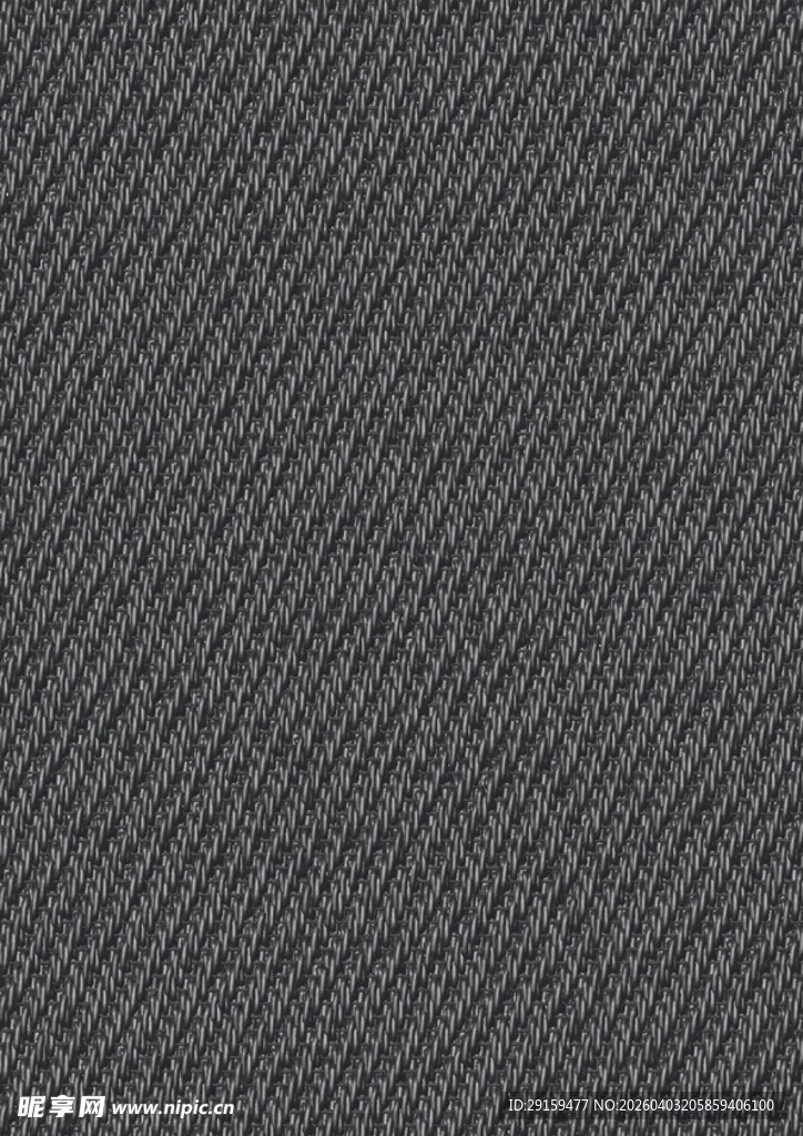 深灰色斜纹织物纹理