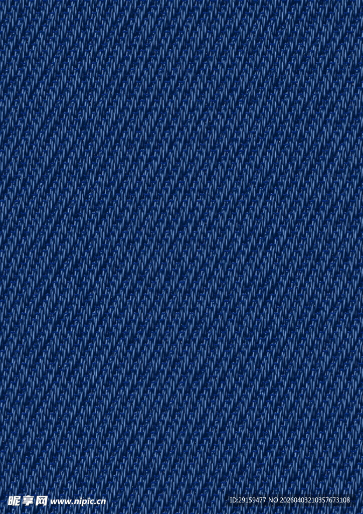 深蓝色斜纹织物纹理