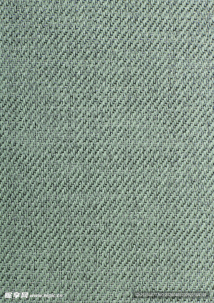 浅绿色斜纹织物纹理
