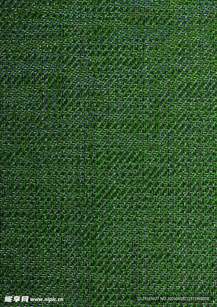 绿色针织纹理面料