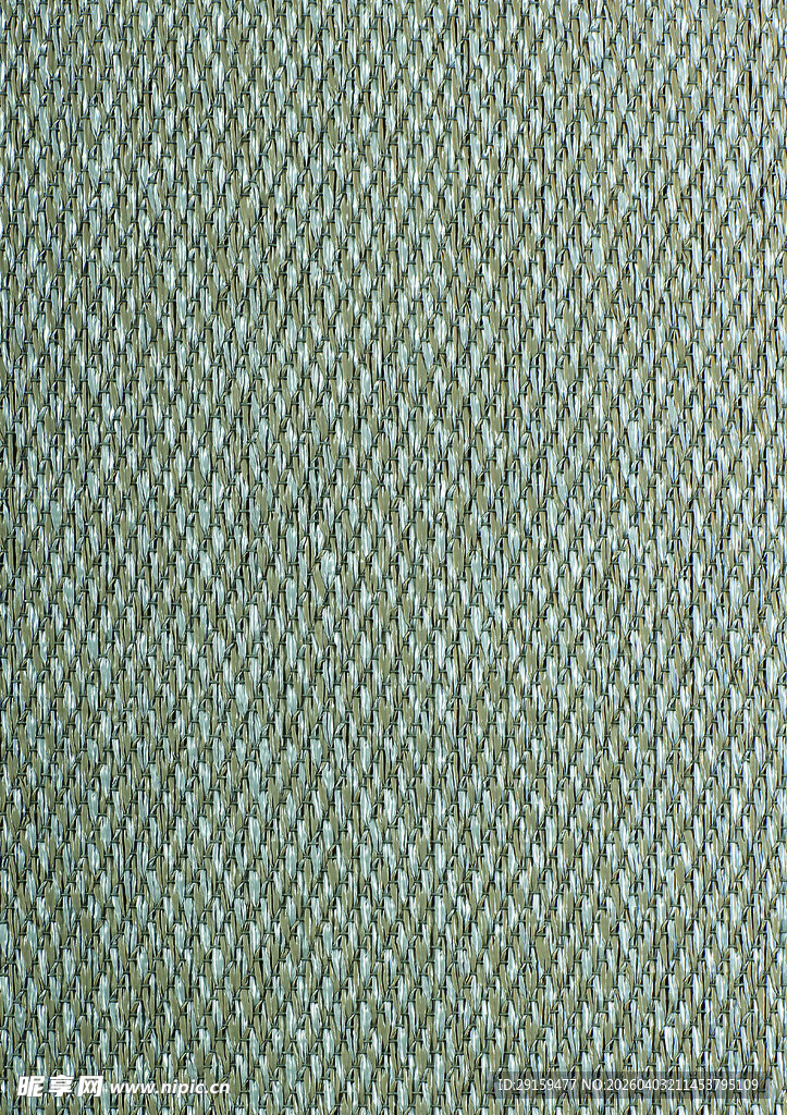 浅绿色纹理织物表面