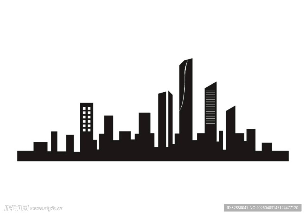 城市建筑剪影
