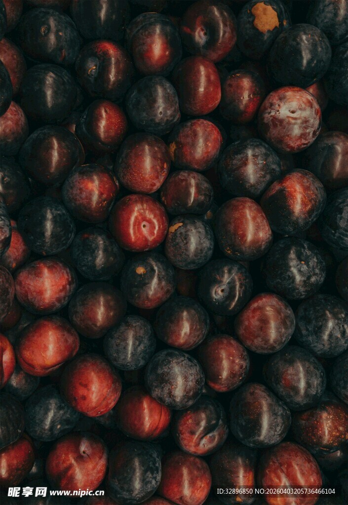 多彩饱满的栗子特写