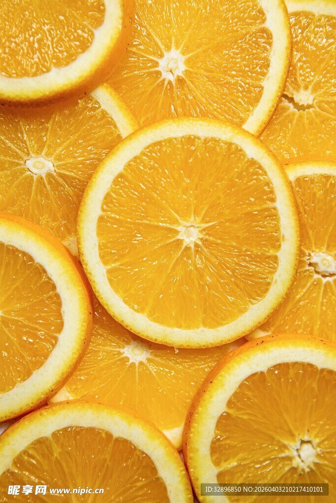 鲜橙切片