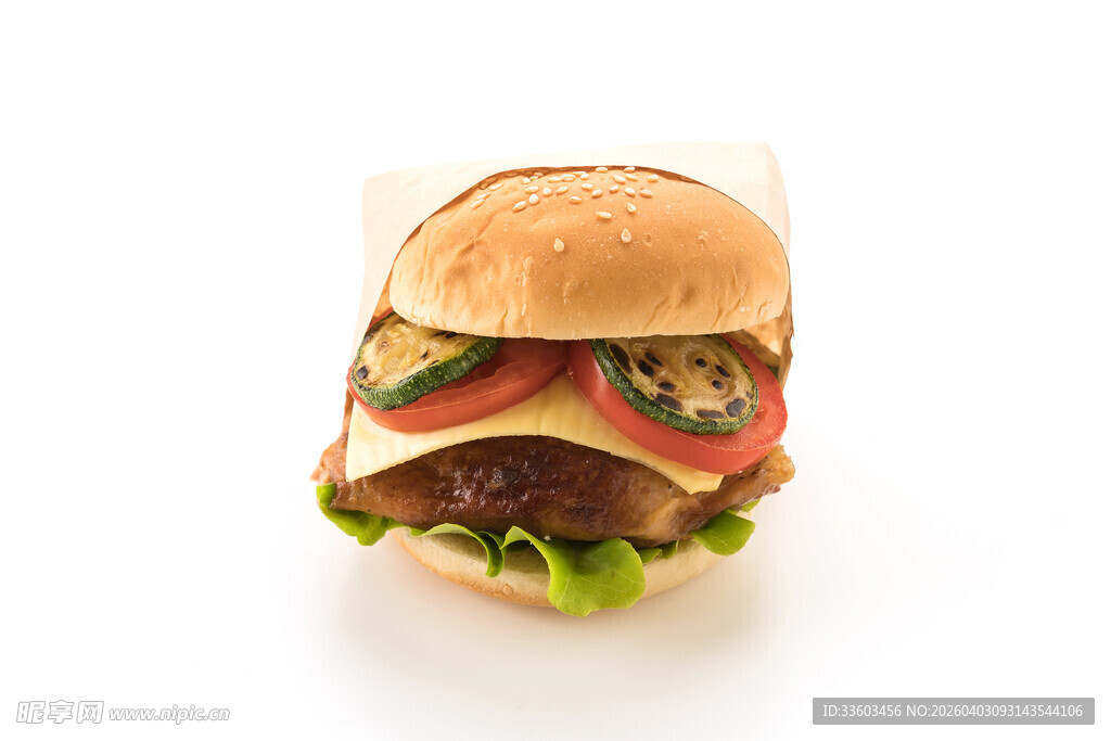 美味多层汉堡