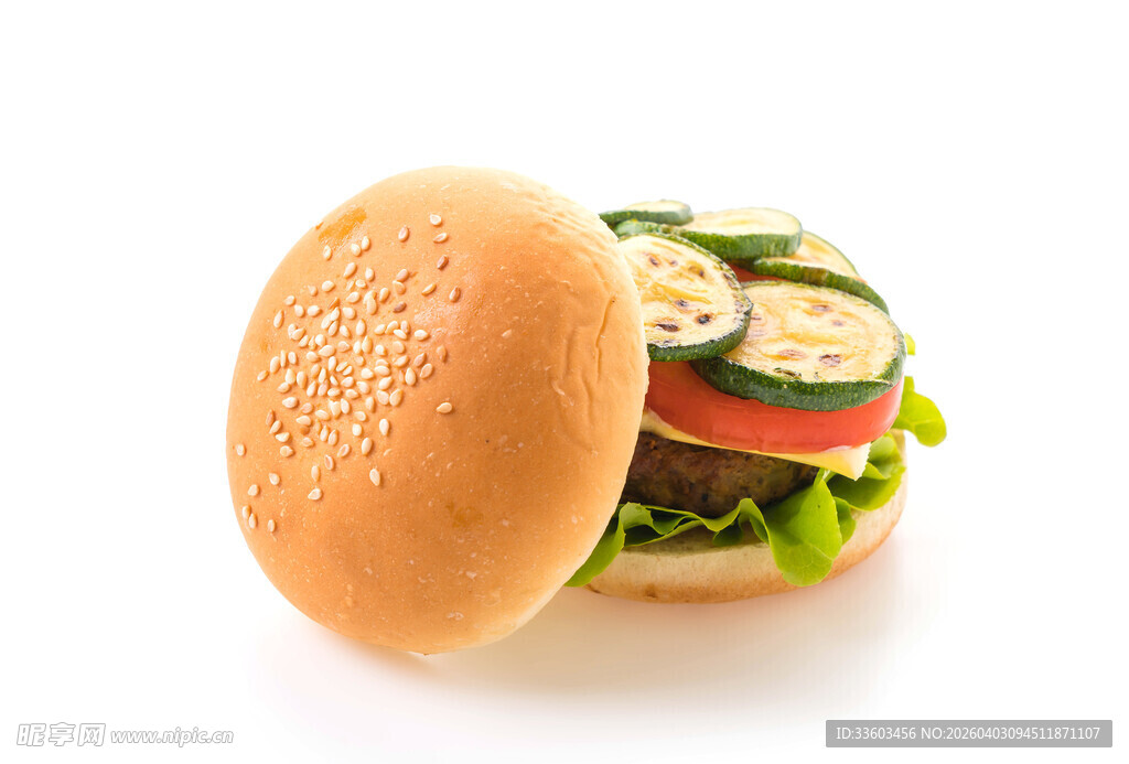 美味蔬菜汉堡